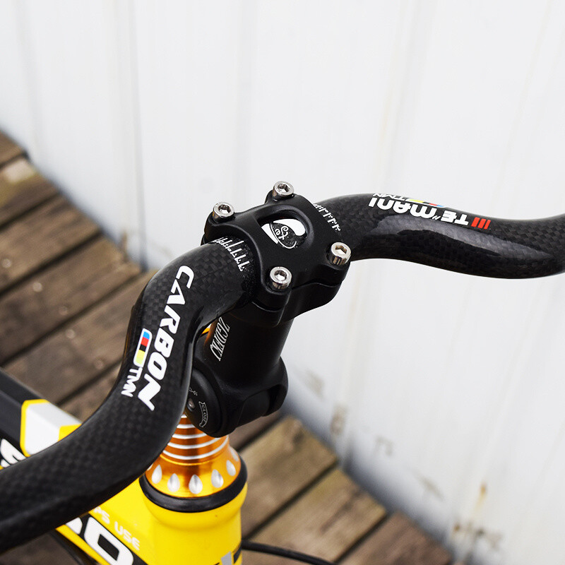 Ultralight Carbon Mountain Handlebar Rise 55mm Folding Bike Rise Bar 25.4/31.8mm