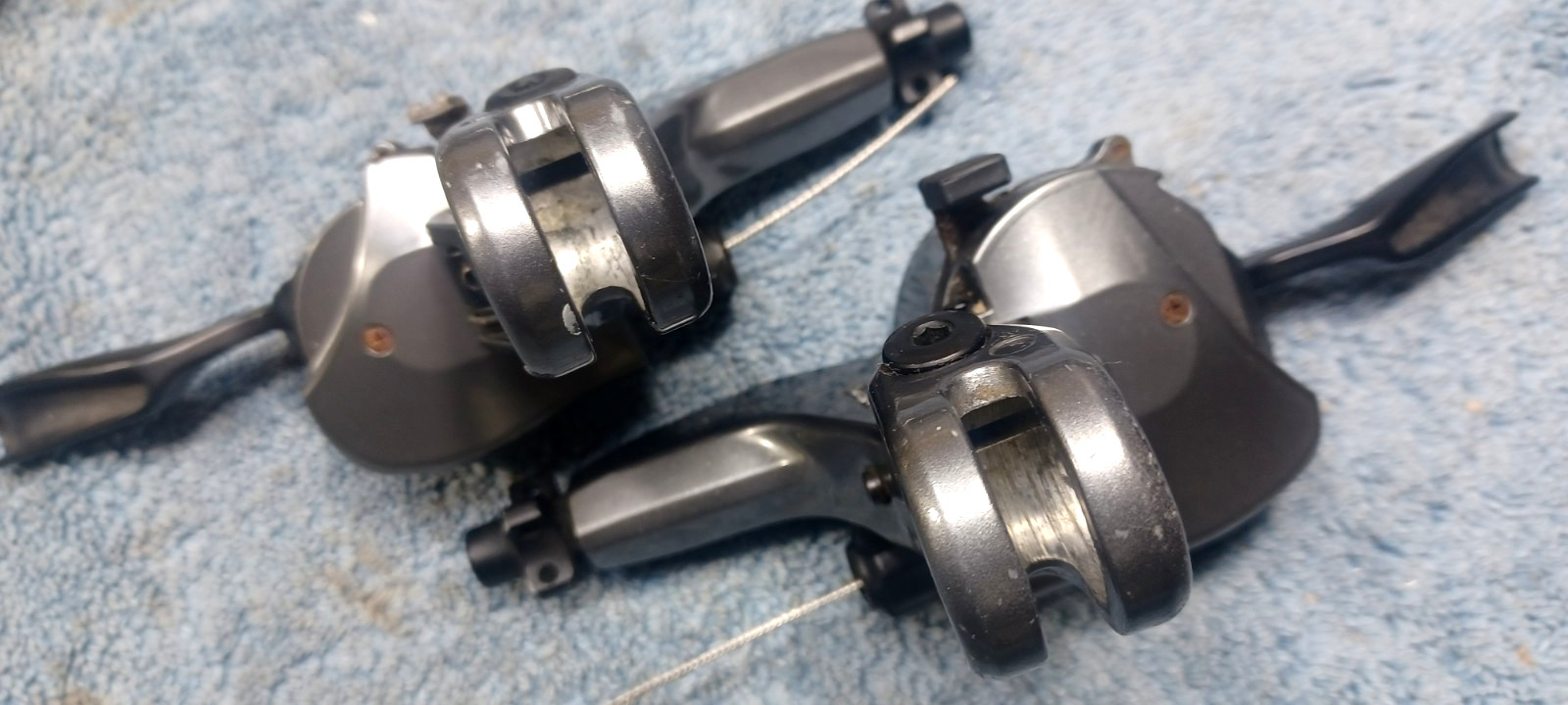 used, Shimano XTR ST-M960 Integrated 3×9, Bicycle trigger shifters/brake levers