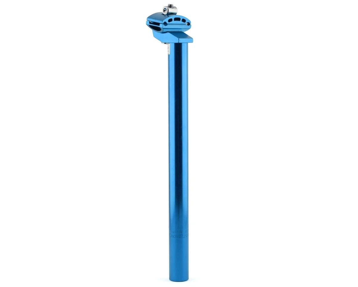 MCS Alloy Micro Adjust 27.2mm x 350mm Seat Post ALL BLUE