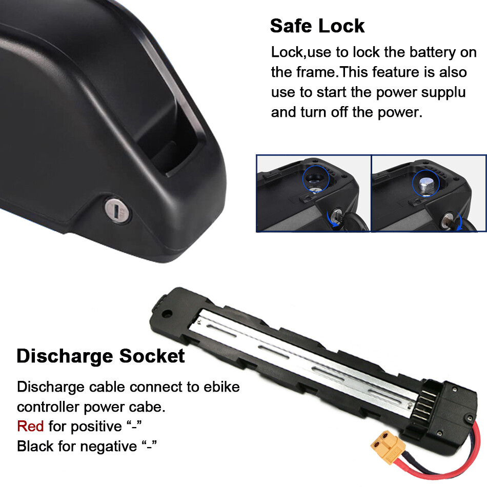 52V 48V 30Ah Jumbo/New Hailong EBike Batterys Lithium for 0-1500W Electric Motor