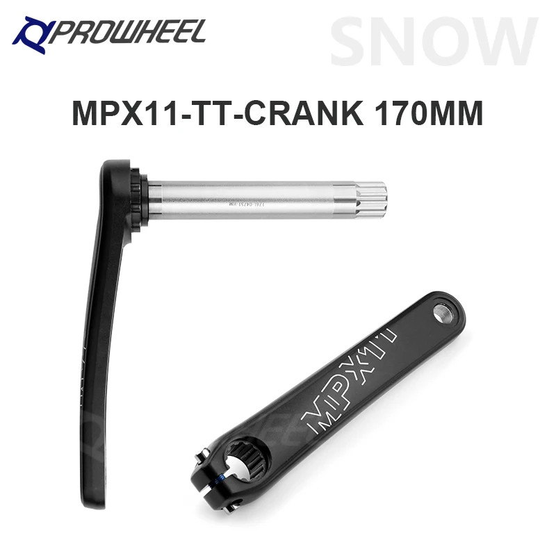 170mm Snow Bike Crankset Axis 176/192mm Fat Tire Cranks Arm with Bottom Bracket