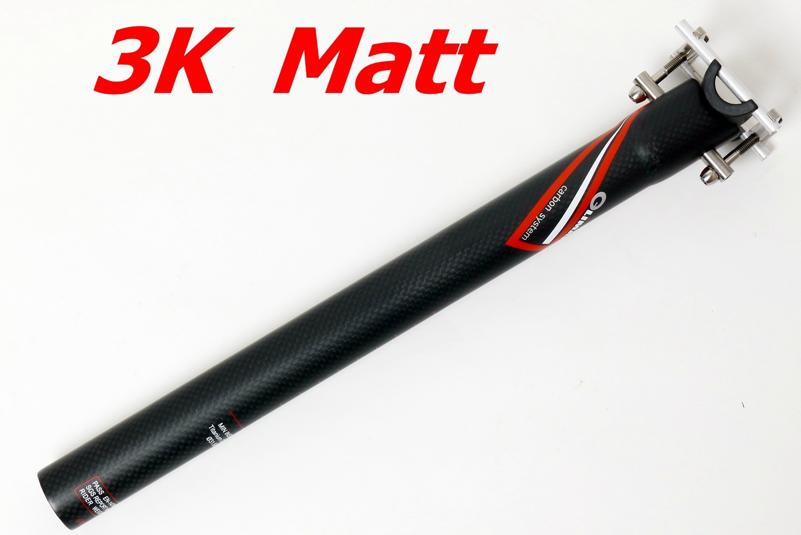 mr-ride 145g,34.9×350 Climax SP02A 3K Matt carbon Seat post bike Road MTB Black