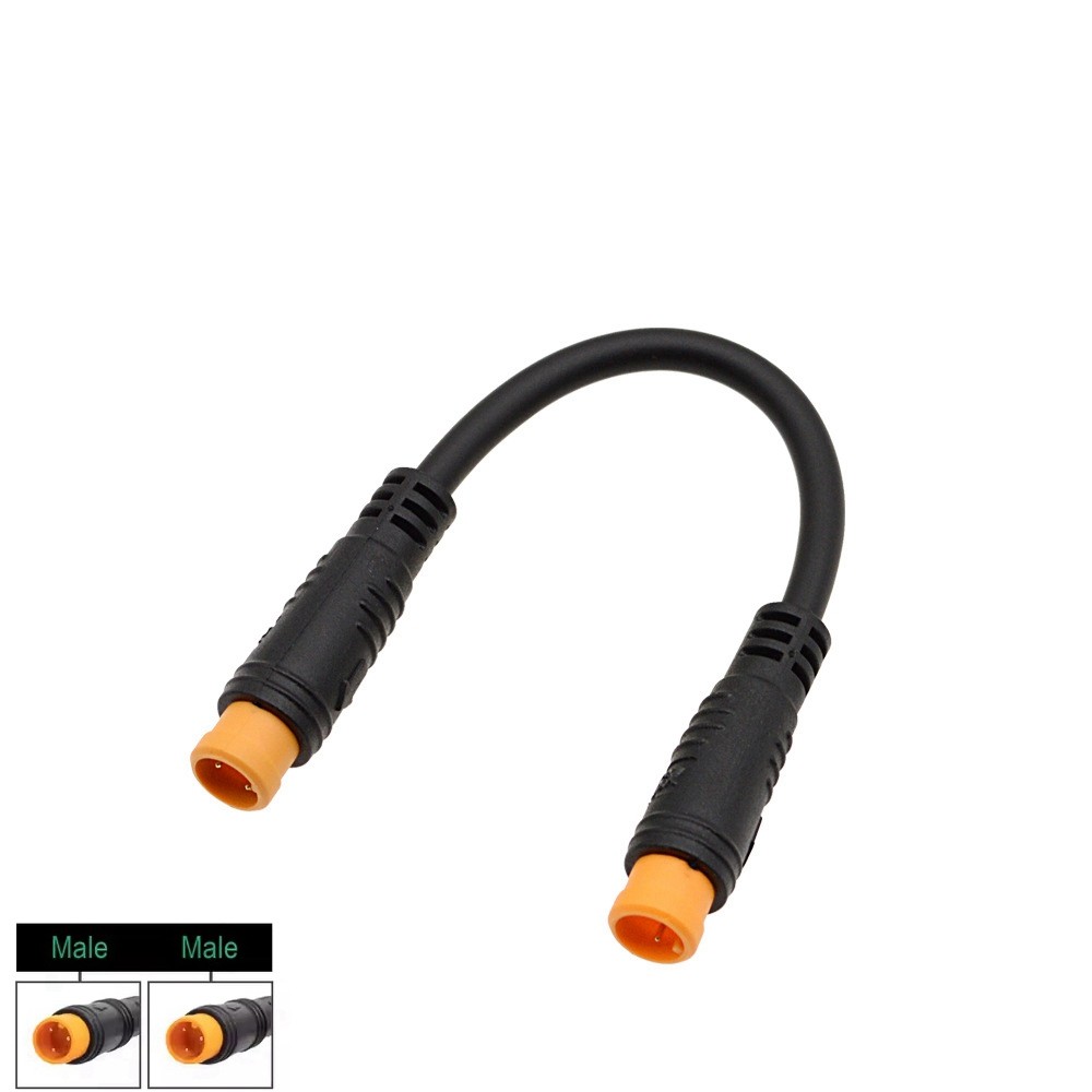 E-bike Extension Cable 3pin Female/Male to Female/Male for Throttle/Brake cable