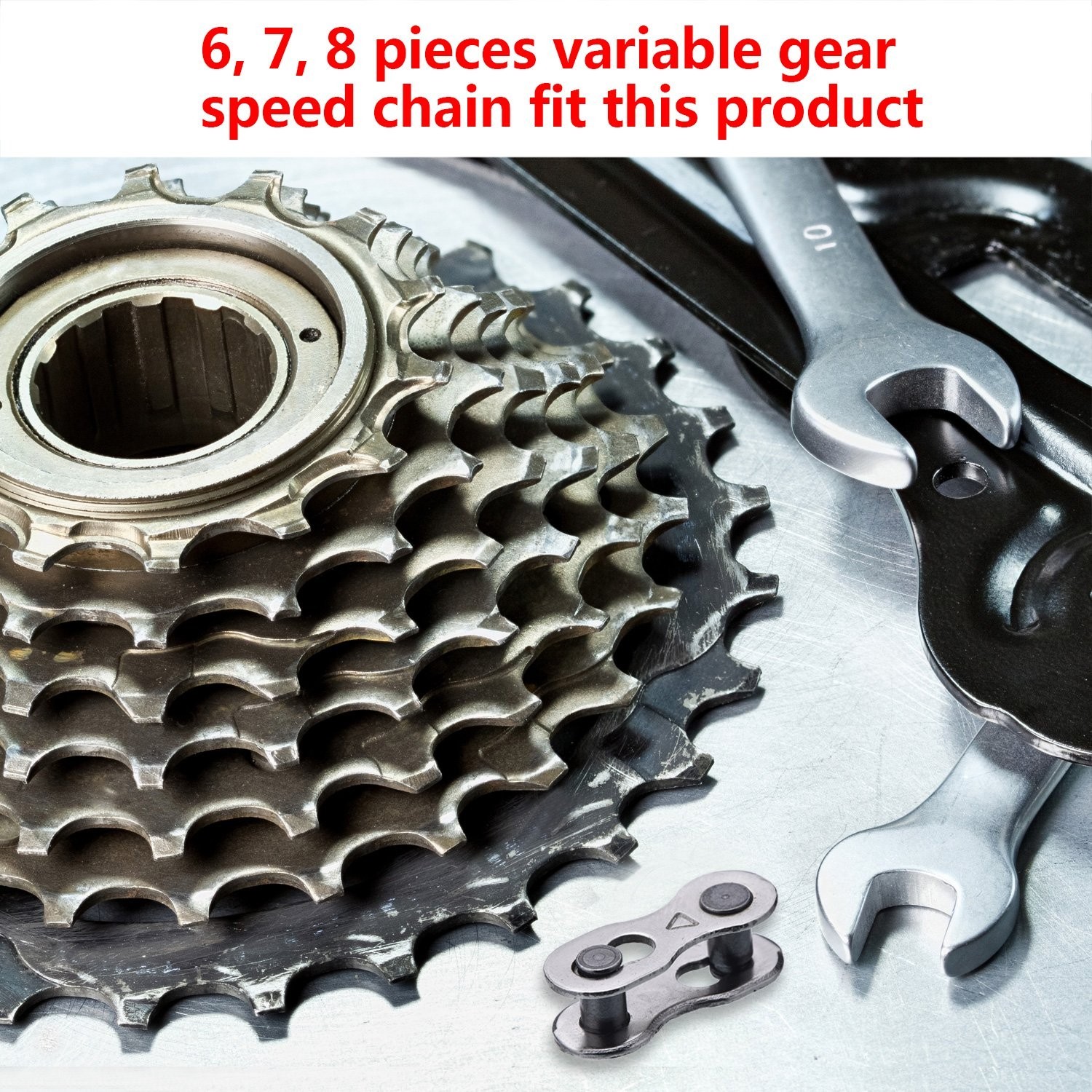 8 Pairs Bicycle Missing Link for 6 7 8 Speed Chain Master Link for Bicycle Chain