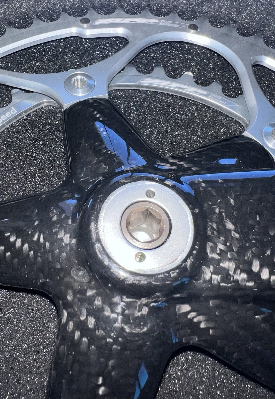 NEW! Rare Zipp 300 Carbon Crankset 53/39 175mm With 108mm ISIS Bottom Bracket