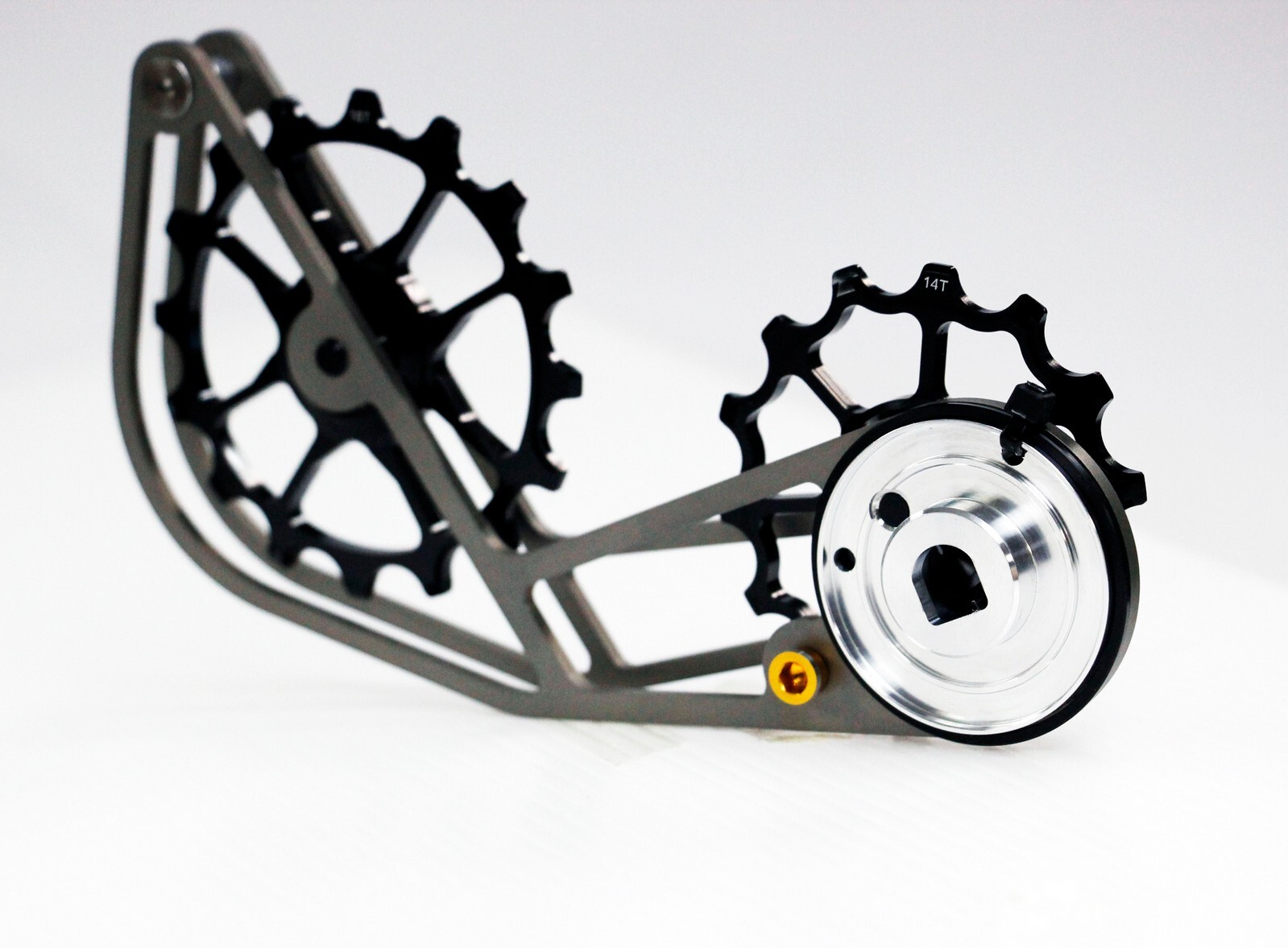Swishti Road Cycle Oversized Pulley Titanium Cage SRAM Force Etap Axs Blk Bike
