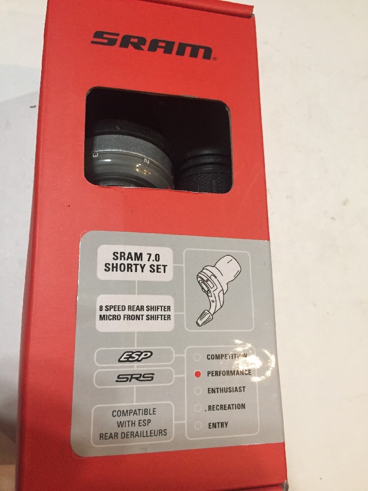 SRAM 7.0 Shorty Shifter Set 8 speed Rear Performance NEW OEM