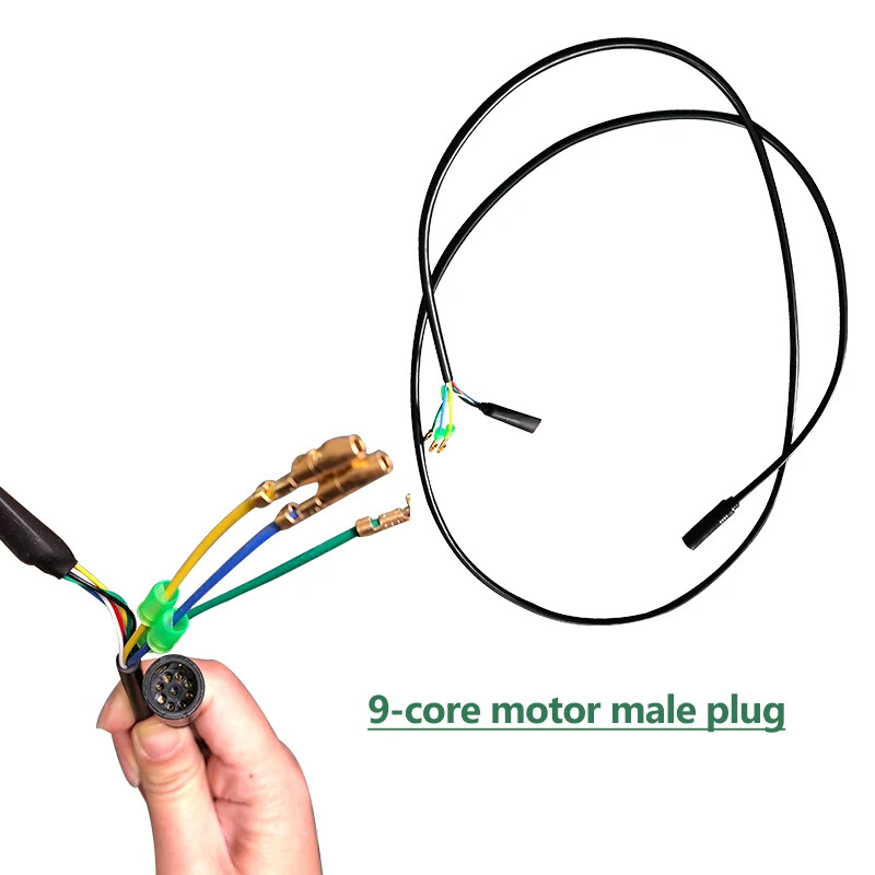 250W 350W 500W MTB Electric Bicycle Front Rear Hub Motor Waterproof 9 Pins Plug