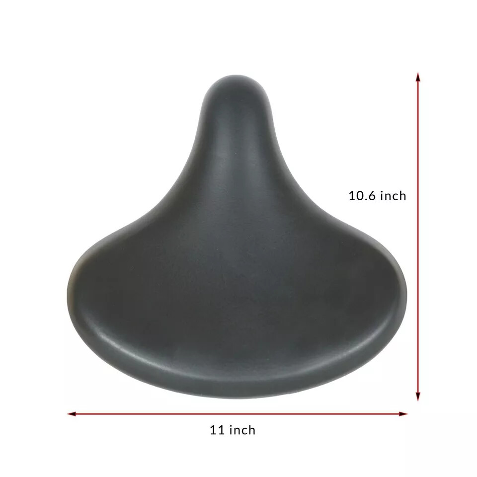 Oversize Double Springer Cushion Comfortable Pad Extra Wide Cruiser Bike Seat