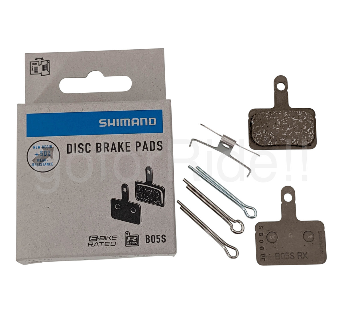 Shimano B05S-RX Disc Brake Resin Pads fit MT200 MT400 Altus Acera,M4050,M3050