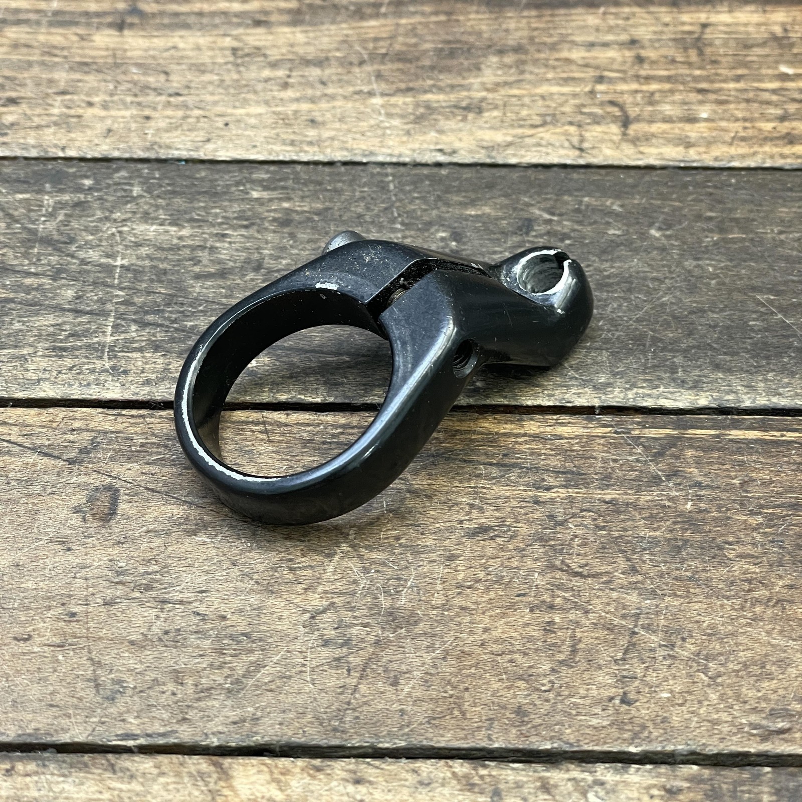 Vintage Headset Cable Hanger Guide 28.6 mm 1 1/8 Threadless Black 90s MTB Alloy