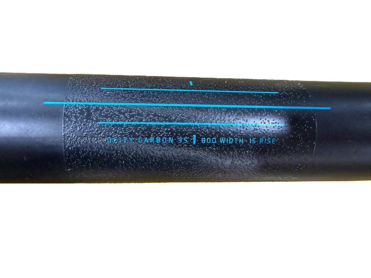 Deity Skywire 35 handlebar 15mm Rise Turq