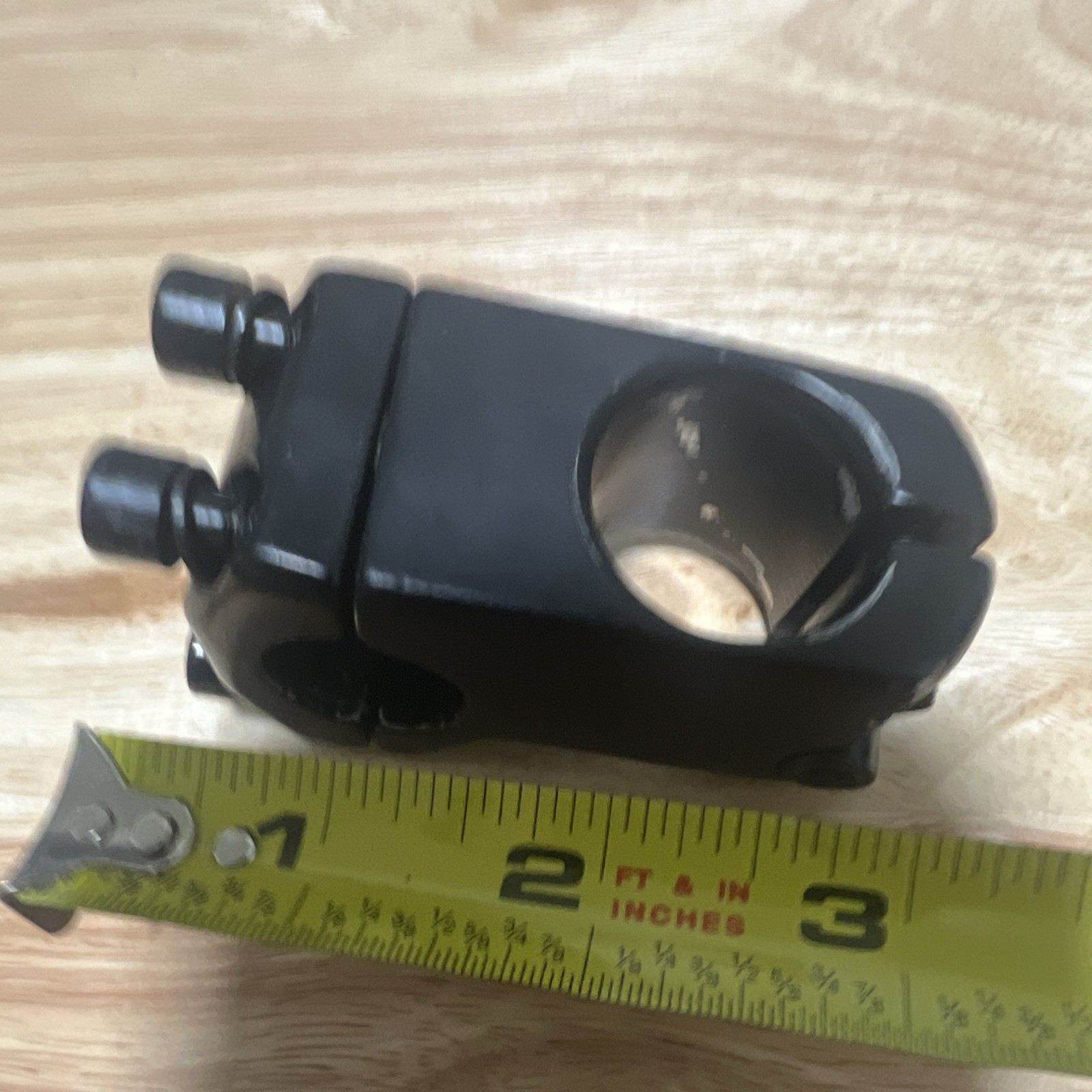 DK Mini Stem mid school black BMX Threadless Stem 1” Steerer 22.2mm Clamp 48mm