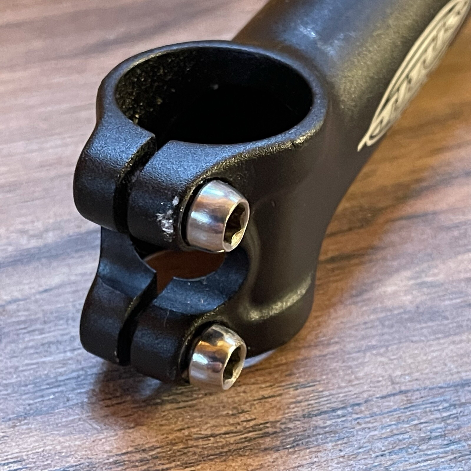 Titus Black Aluminum Mountain Bike Stem 100 1 1/8 Threadless 5 Degree 25.4