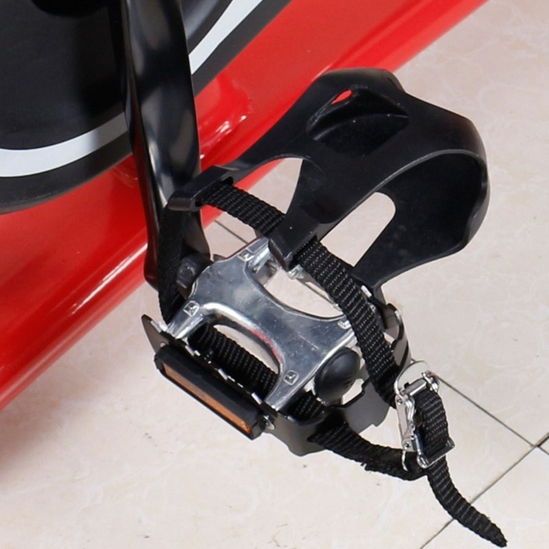 9/16inch Thread Exercise Bikes Pedals Nonslip Grip Aluminum Alloy Plastic