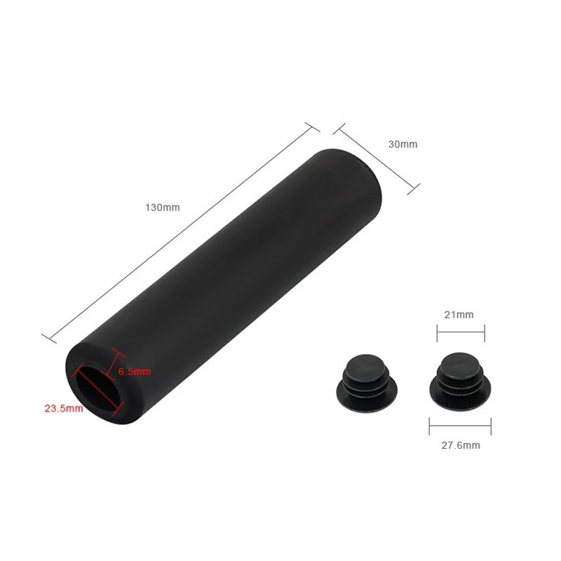 Bike Handlebar Grips Soft Anti Slip MTB BMX Rubber Sponge Cycling Grips Pair