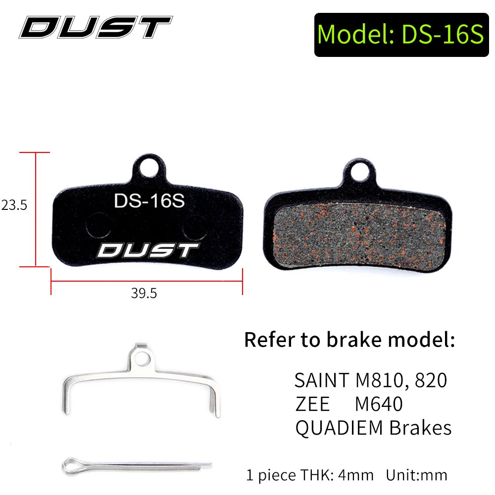 Semi Metal Bike Disc Brake Pads Shimano XT XTR SRAM BB5 BB7 MTB 1Pair