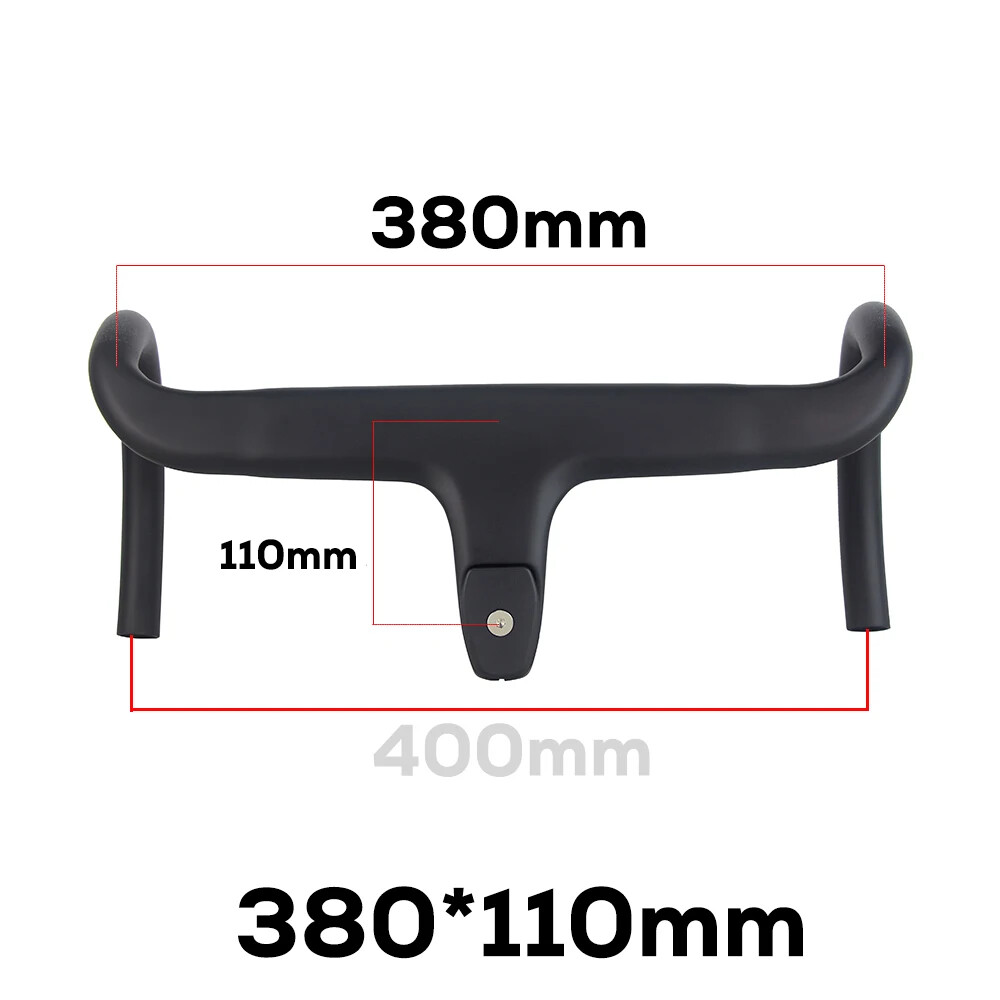 Road Bike Integrated Handlebar Cable Di2 Full Carbon Bicycle Handlebar 28.6MM