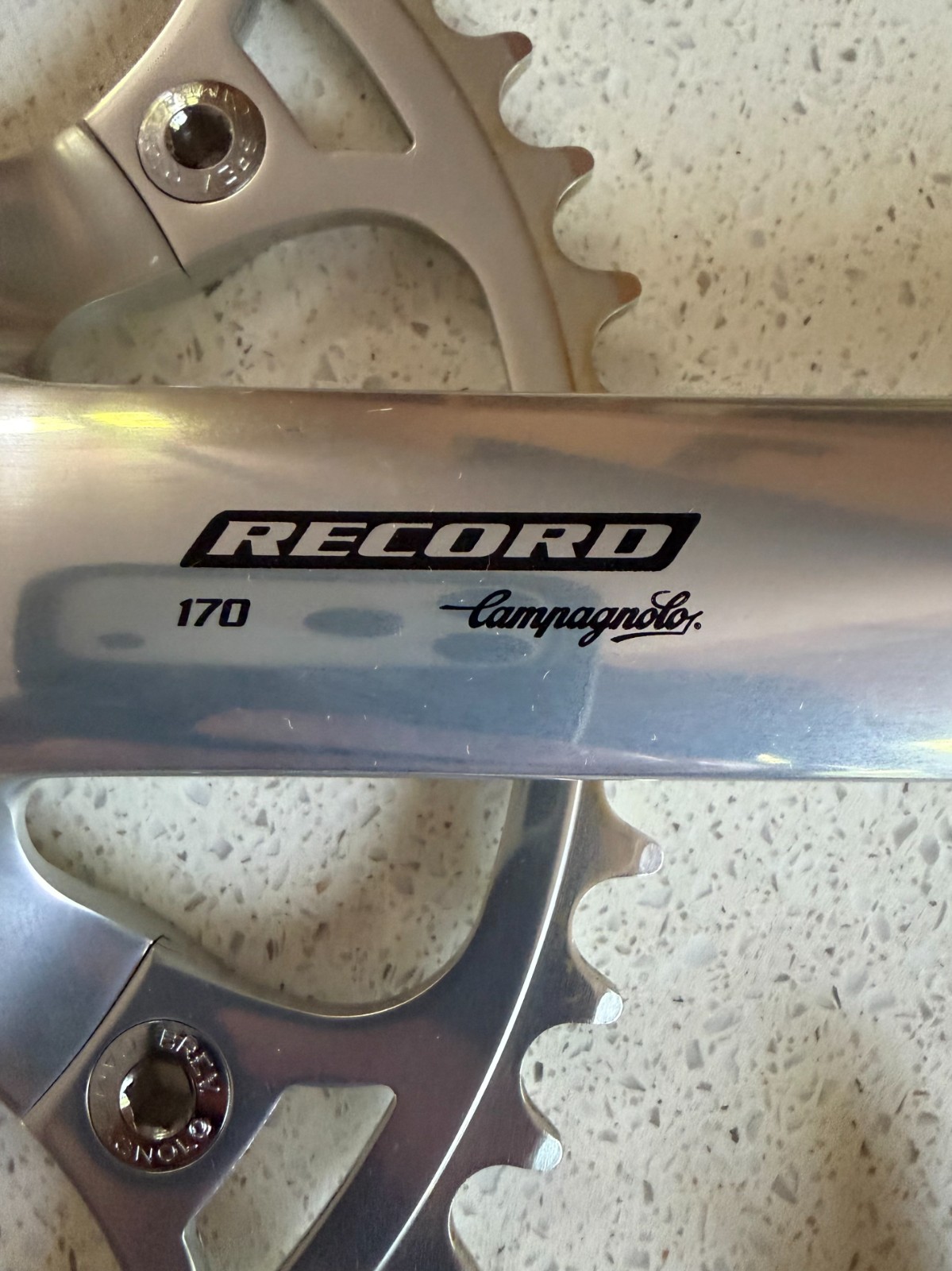 Campagnolo Record Pista Crankset 170mm / 50T Chainring- Near Mint