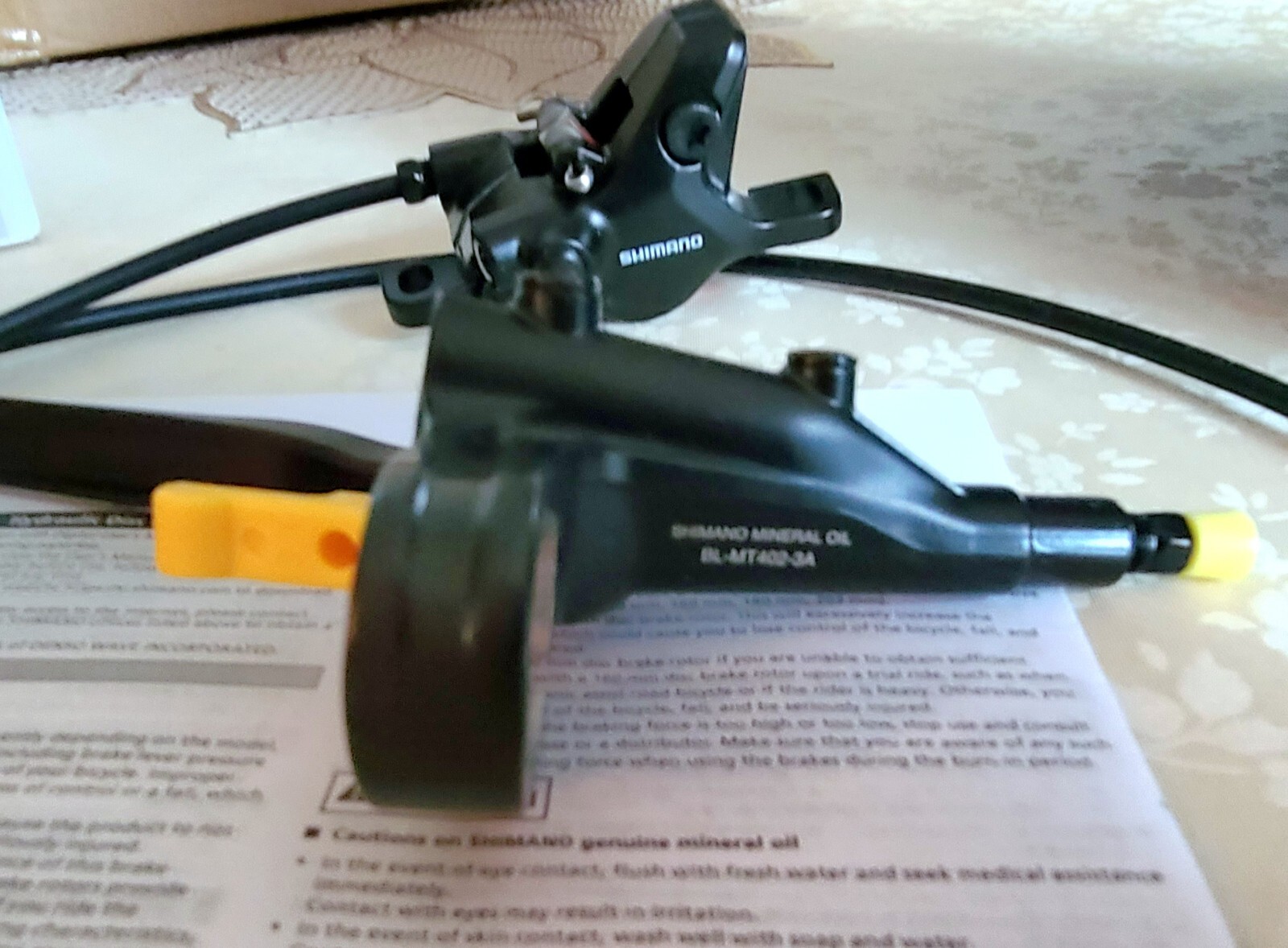 Shimano BL-MT402/BR-MT410 Disc Brake And Lever 1000mm front Hydraulic