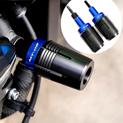 Blue CNC Frame Sliders Fit for Yamaha MT-09/MT-09 SP (2021-2025) & Tracer
