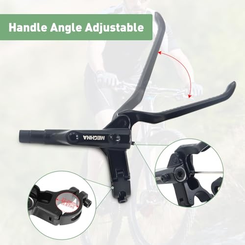 WEEROCK Hydraulic Brake Set Bike Disc Brakes Kit with Left Front Right Rear