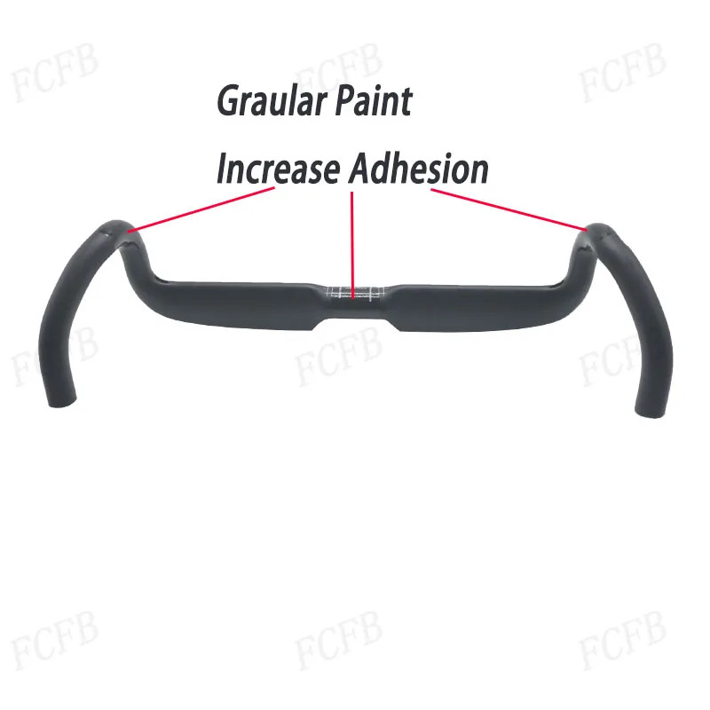 Carbon Fibre Gravel Road Bike Drop Bar 31.8mm Clamp Full Internal Cable