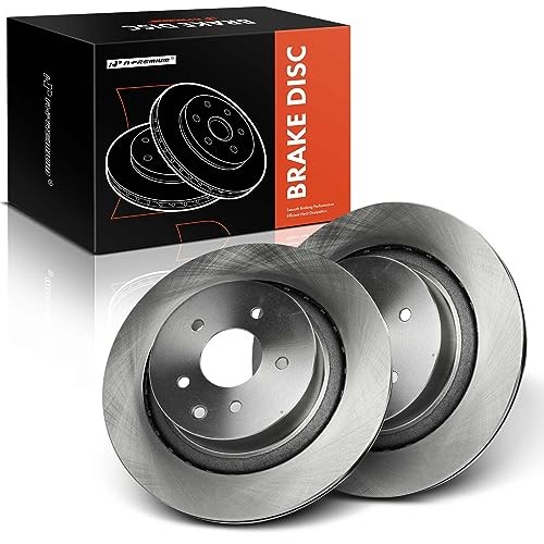 13 inch (330mm) Disc Brake Rotors Compatible with Select Infiniti Rear Vented