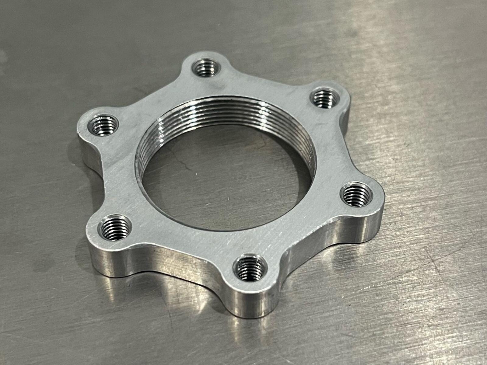 BMX Disc Brake Conversion rotor Adapter For The Small side of A Flipflop Hub!!