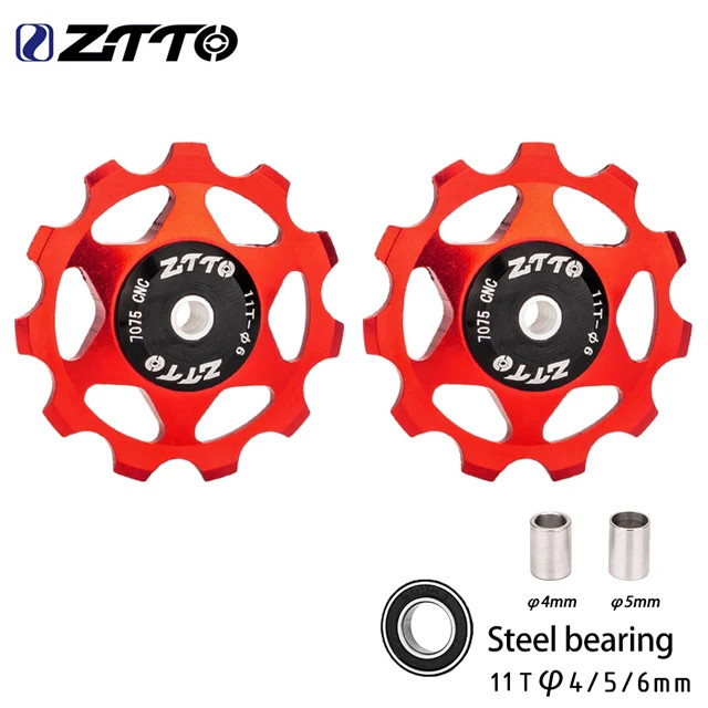 11T 13T Bicycle Derailleur Pulley Steel Bearing Jockey Wheel MTB Road