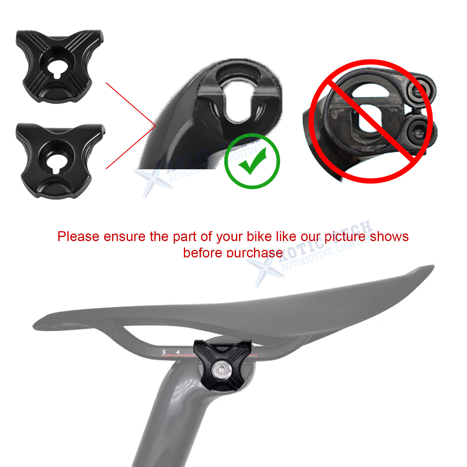 Seatpost Ear Clamp 7×9 7×10 Ti Bolt CARBON RAIL for TREK Domane Emonda SLR 6/7/9