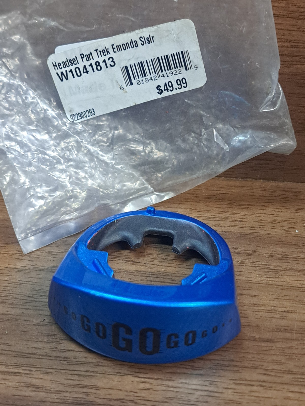 NOS 2021 Trek Rmonda SL Painted Headset Cover / Blue / Part # W1041813