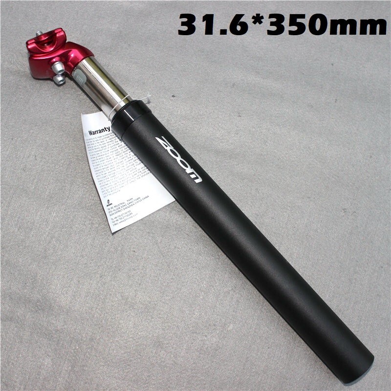 ZOOM Aluminum MTB Bike Seat post Travel 50mm Suspension Seatpost 31.6mm Red