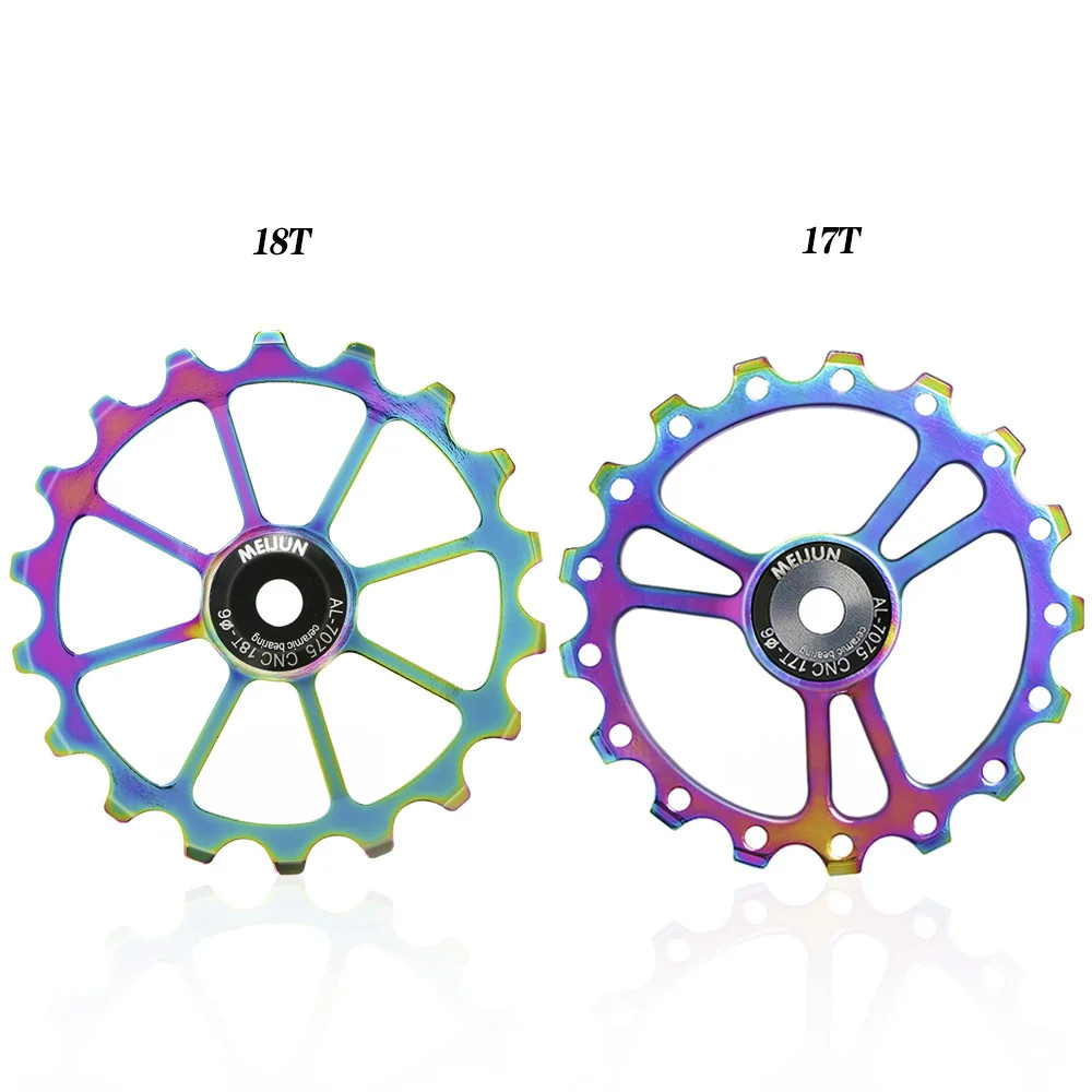 11T-18T Bicycle Derailleur Pulley Ceramic Bearing Jockey Wheel MTB Road
