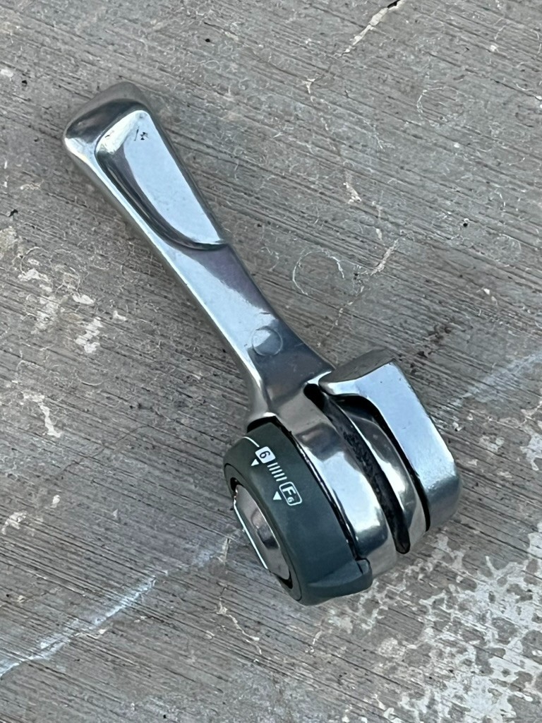 SunTour Superbe Pro 6/7-Speed Downtube Right Shifter | EXC / Made in Japan