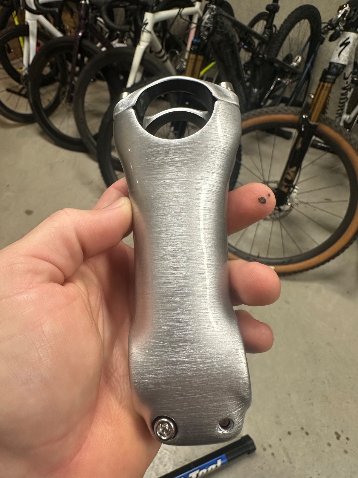 Enve Carbon Fiber Stem – 100mm +/-6 Degree Custom Painted – Excellent Condition