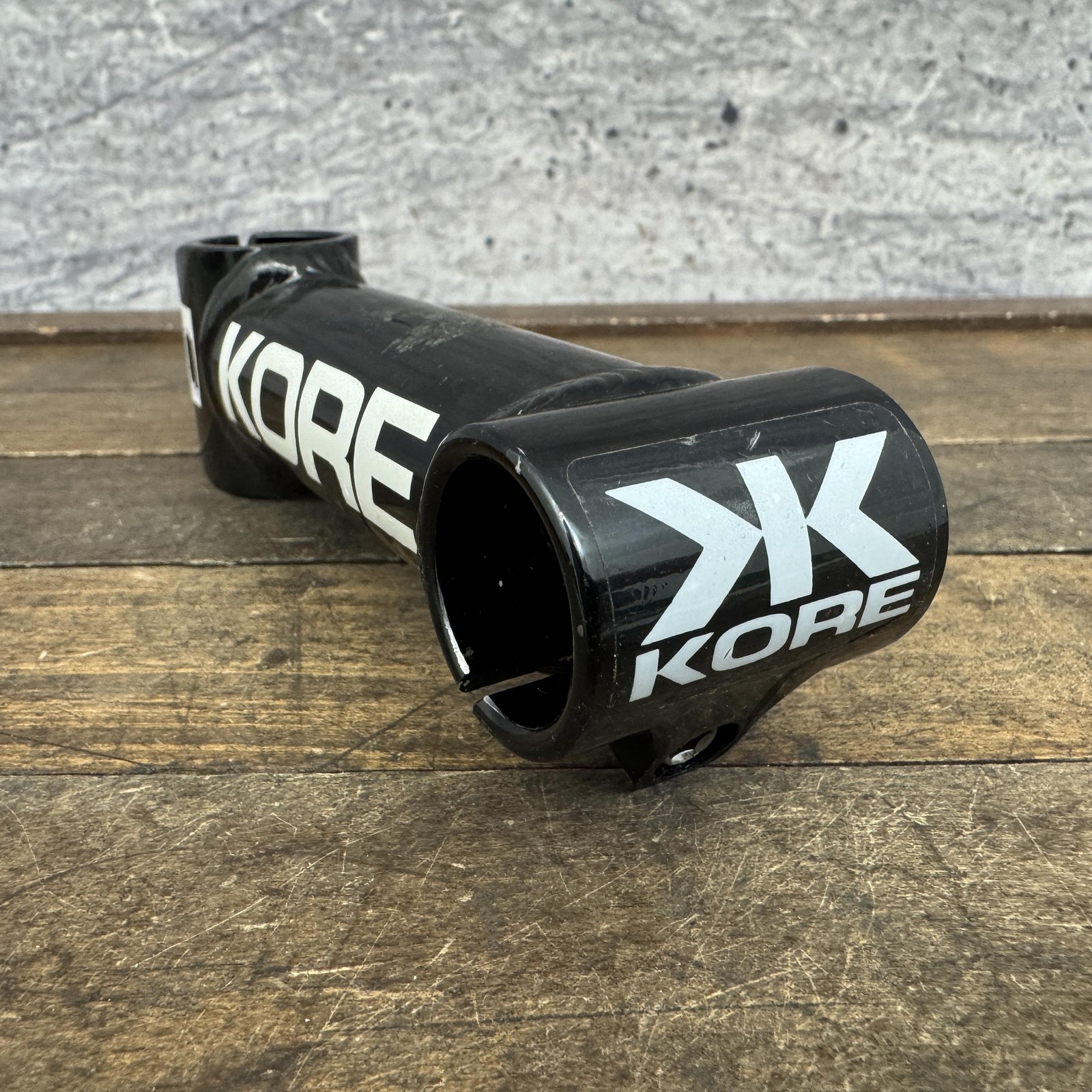 Vintage KORE Bike Stem 1in Threadless NOS 25.4 Clamp 120 7° Black Alloy MTB 95