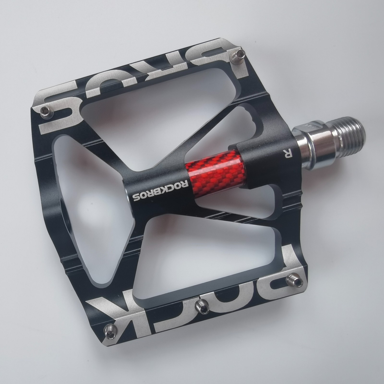 ROCKBROS Bike Pedals 9/16” Aluminum Alloy Bearing Non Slip Pedals Road Mountain