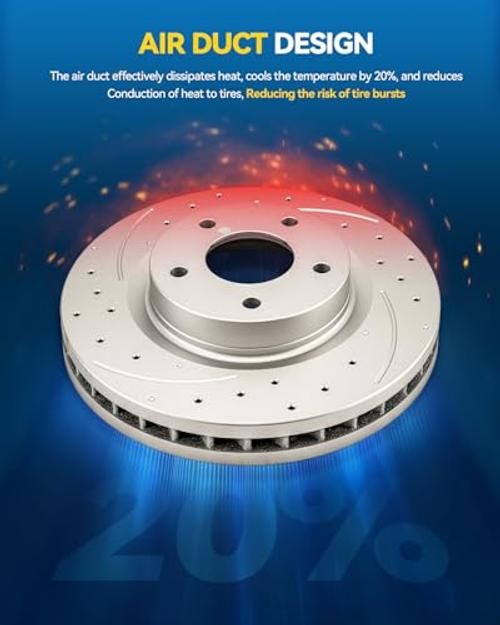 Front Brake Pads and Rotors Kit Grand Cherokee 2005-2010 – Front 53026-328mm