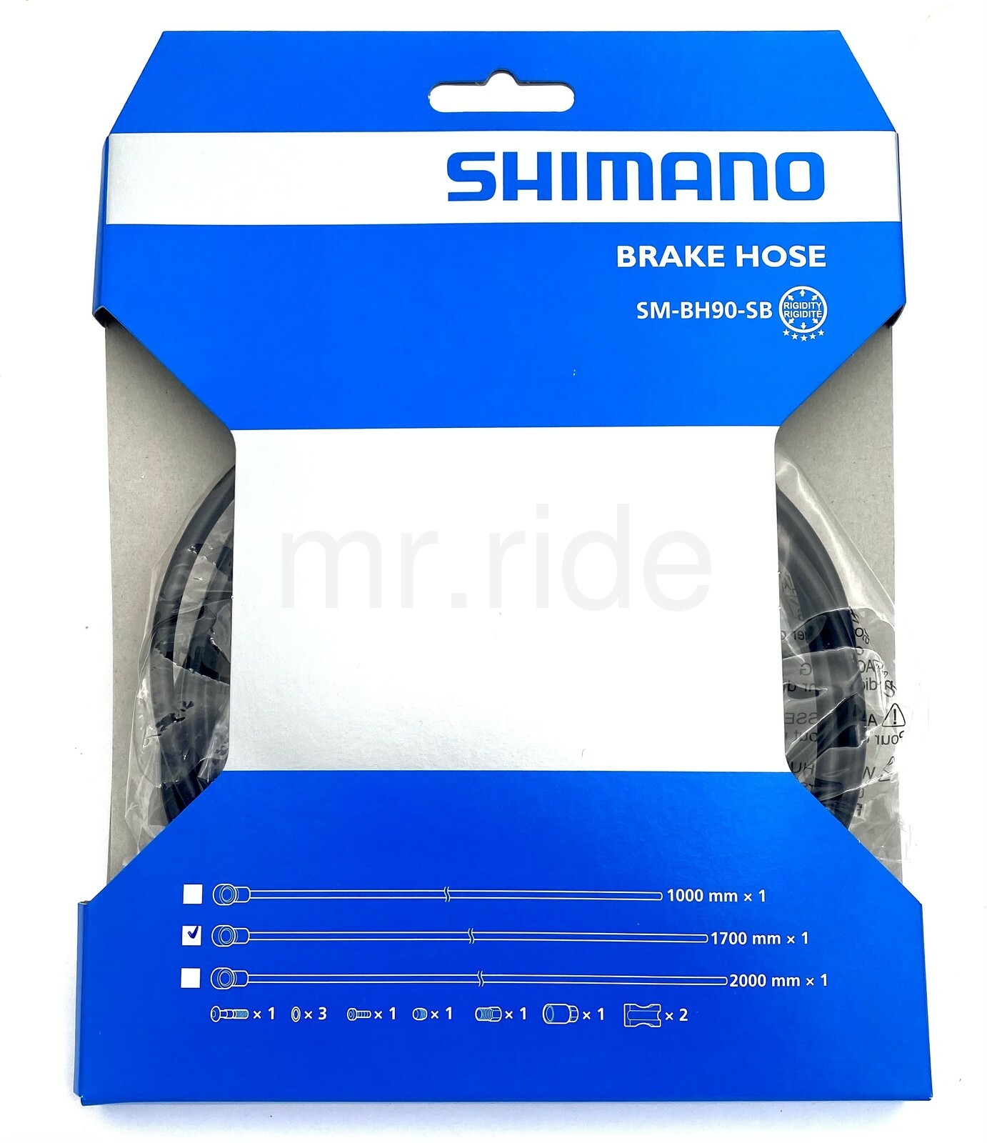 Shimano SM-BH90-SB Bicycle Brake Hose Rear Black 1700MM For XTR M985 XT SLX