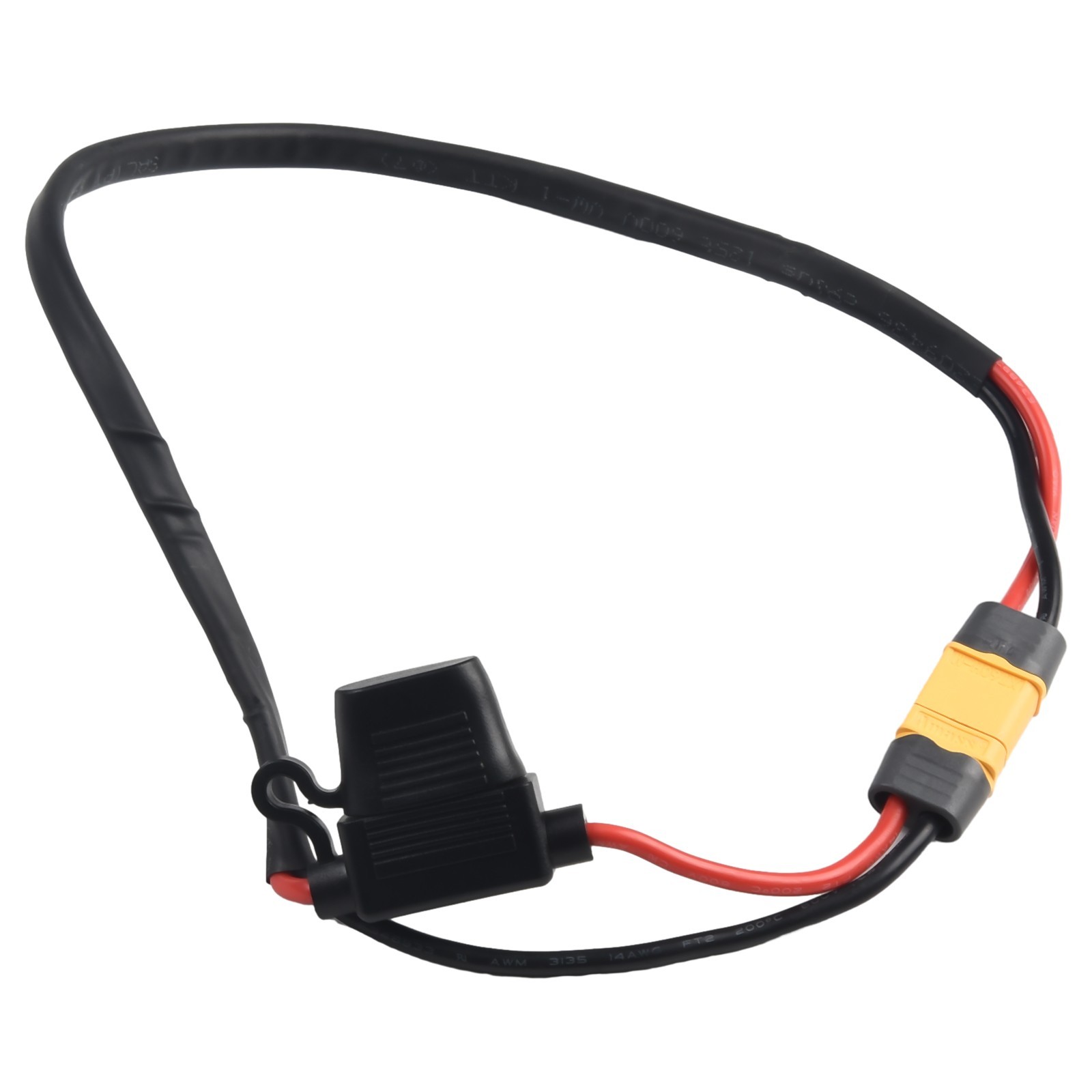 14awg Power Cord 50cm Discharge Wire Cable E-Bike Extension Lithium New