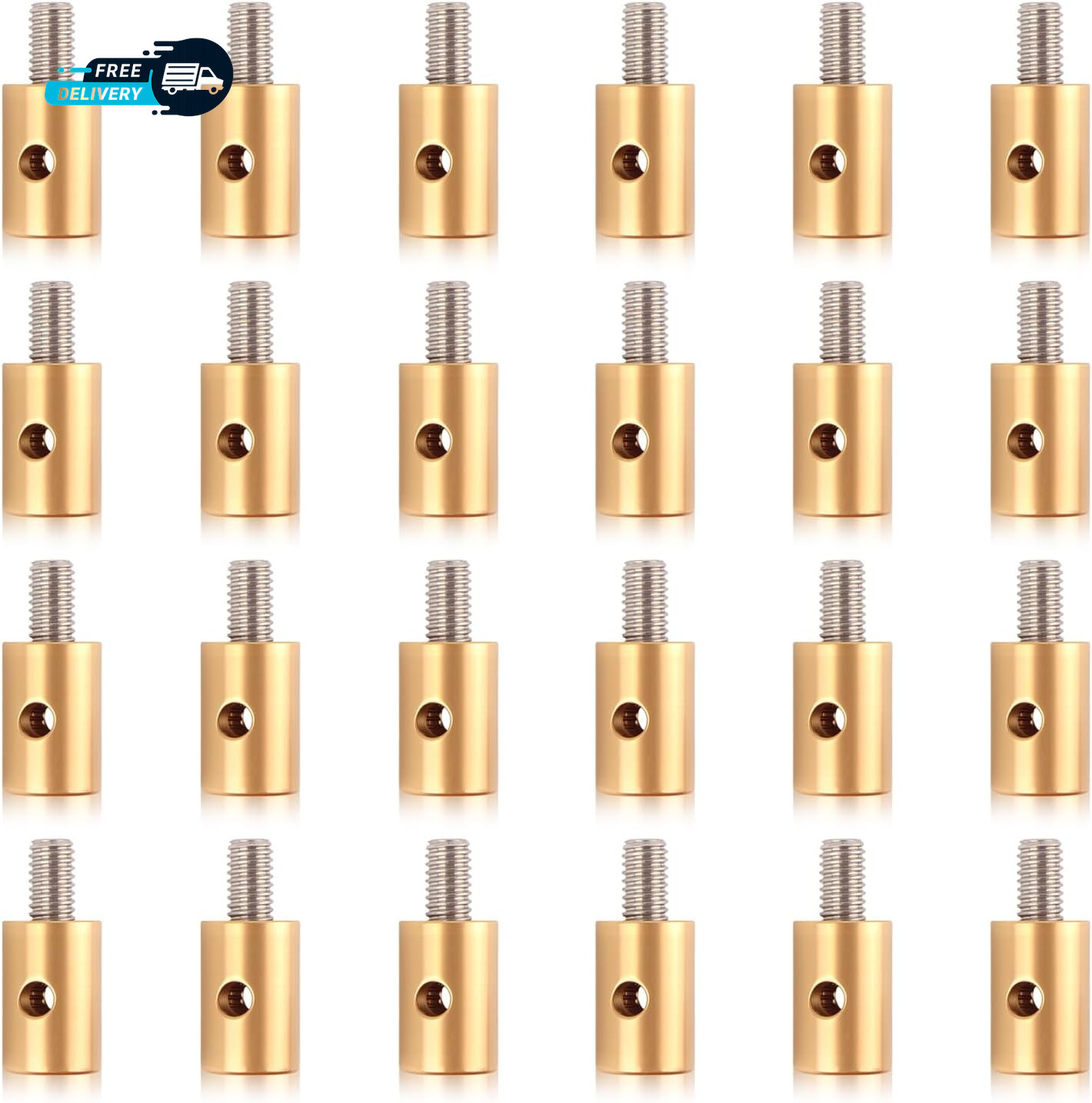 24PCS 6Mm Throttle Cable Ends Kit Solderless Brake Throttle Cable