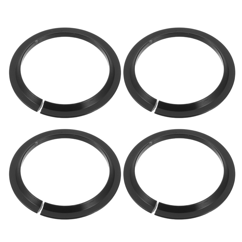 4 Pcs Bicycle Bottom Gasket Bike Fork Crown Races Aluminum Alloy Front Spacer