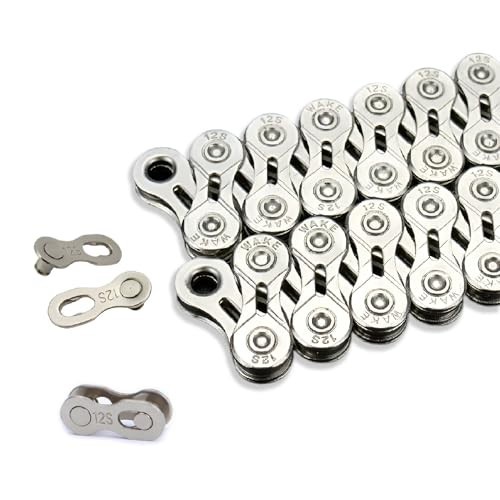 6/7/8/9/10/11/12 Speed Bike Chain, 116/126 Links, Quick Link, Carbon Steel MTB/R