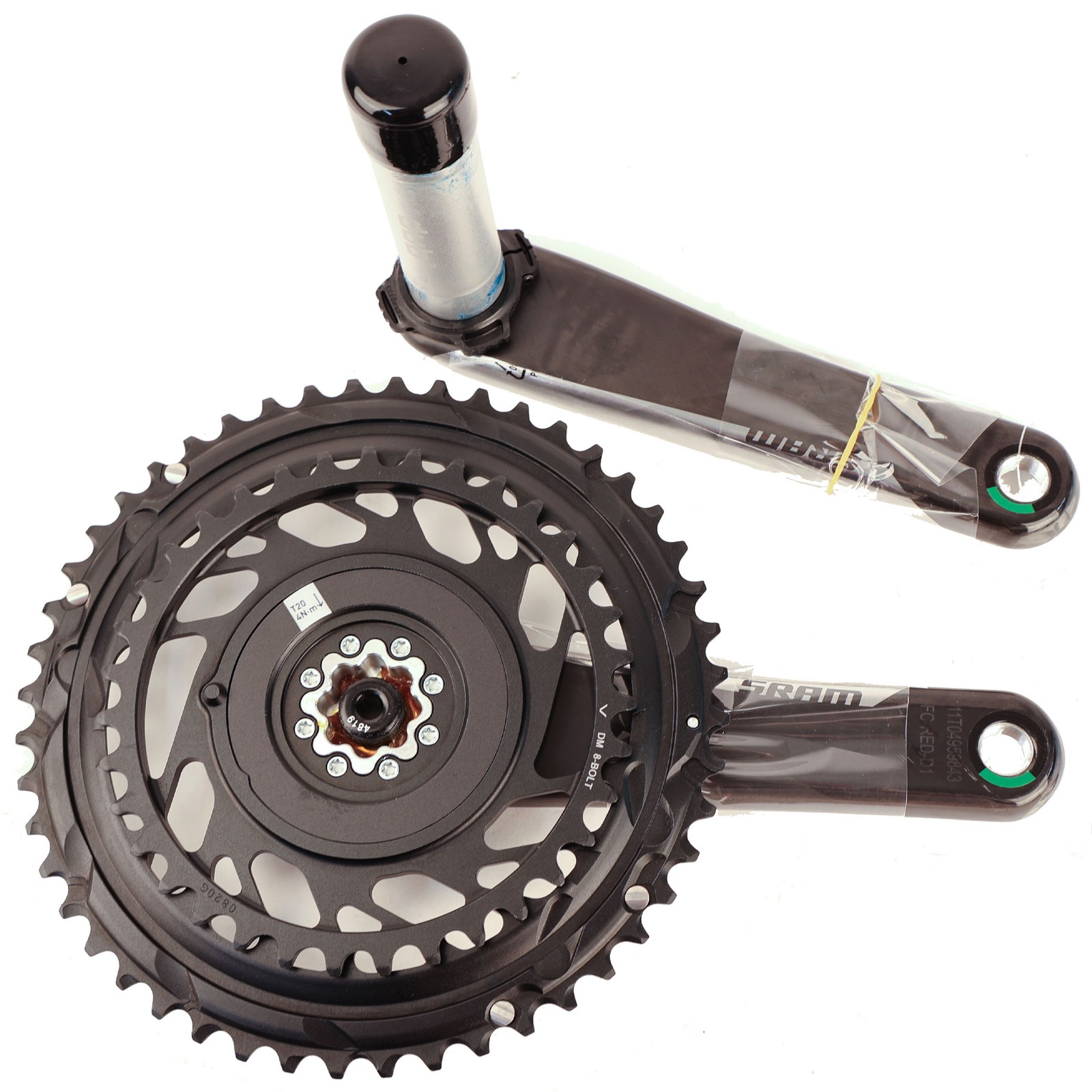 SRAM RED AXS D1 Crankset, 175mm, 12-Speed, 48/35T, Carbon, Direct Mount, DUB