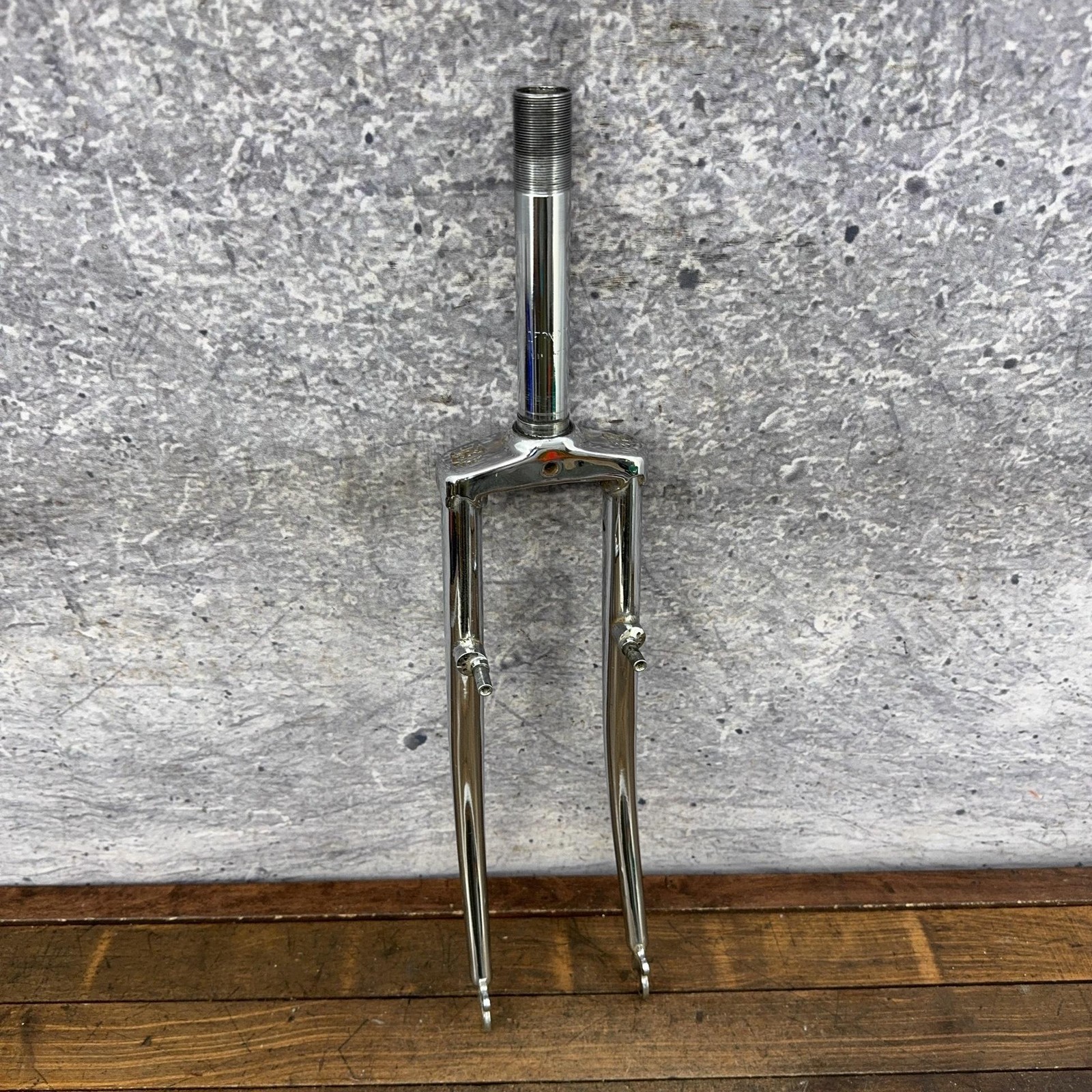Vintage Raleigh 21.1 Mountain Bike Fork 1 In Threaded 26in Canti Chrome Steel
