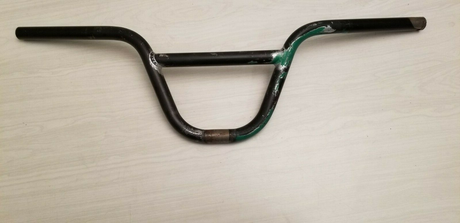 Black used BMX Handlebars Mid School 26 7/8 wide 7 1/2 tall overall