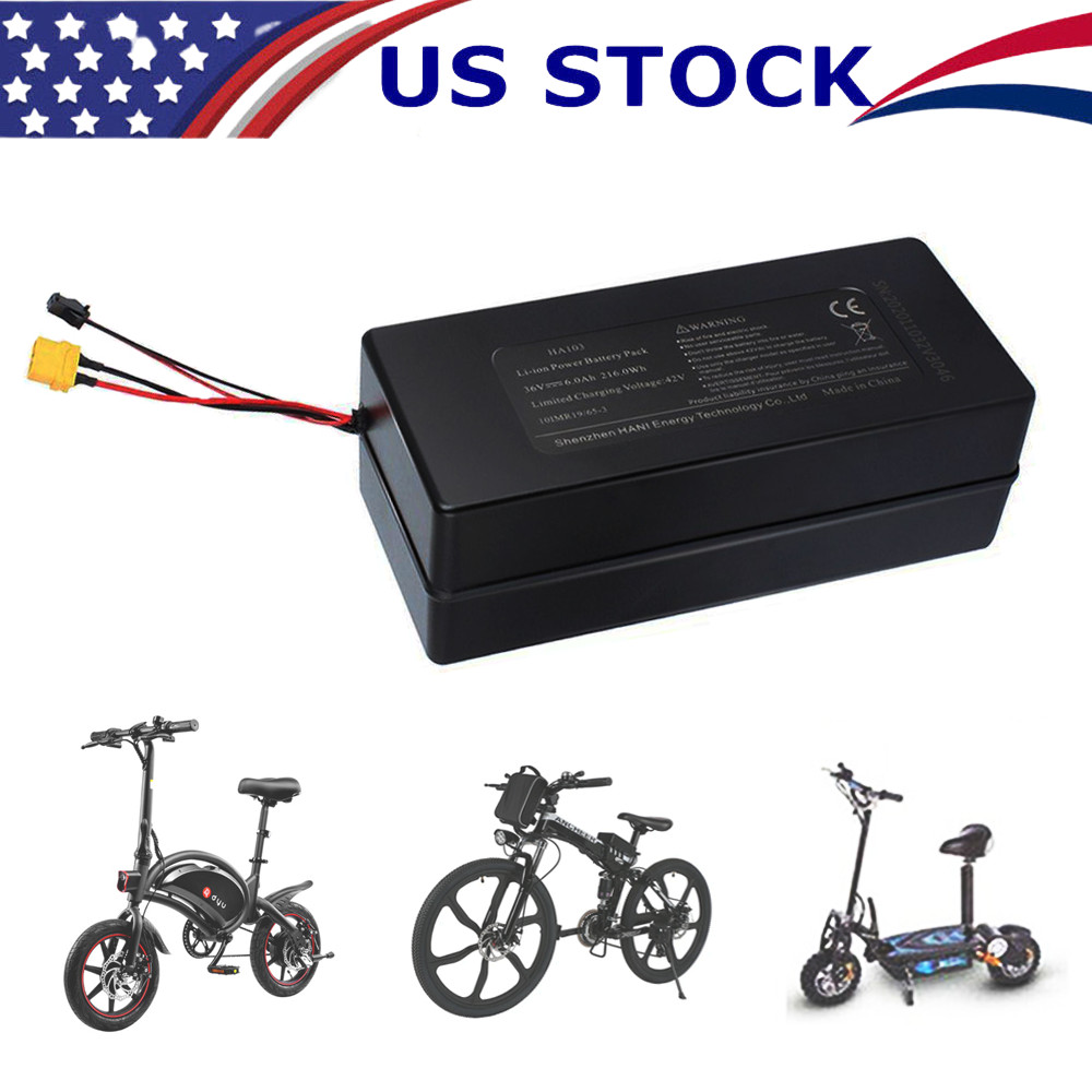 36V 6AH Electric Bike Battery 2 wire Genuine 350w for JETSON BOLT PRO MAX LX10