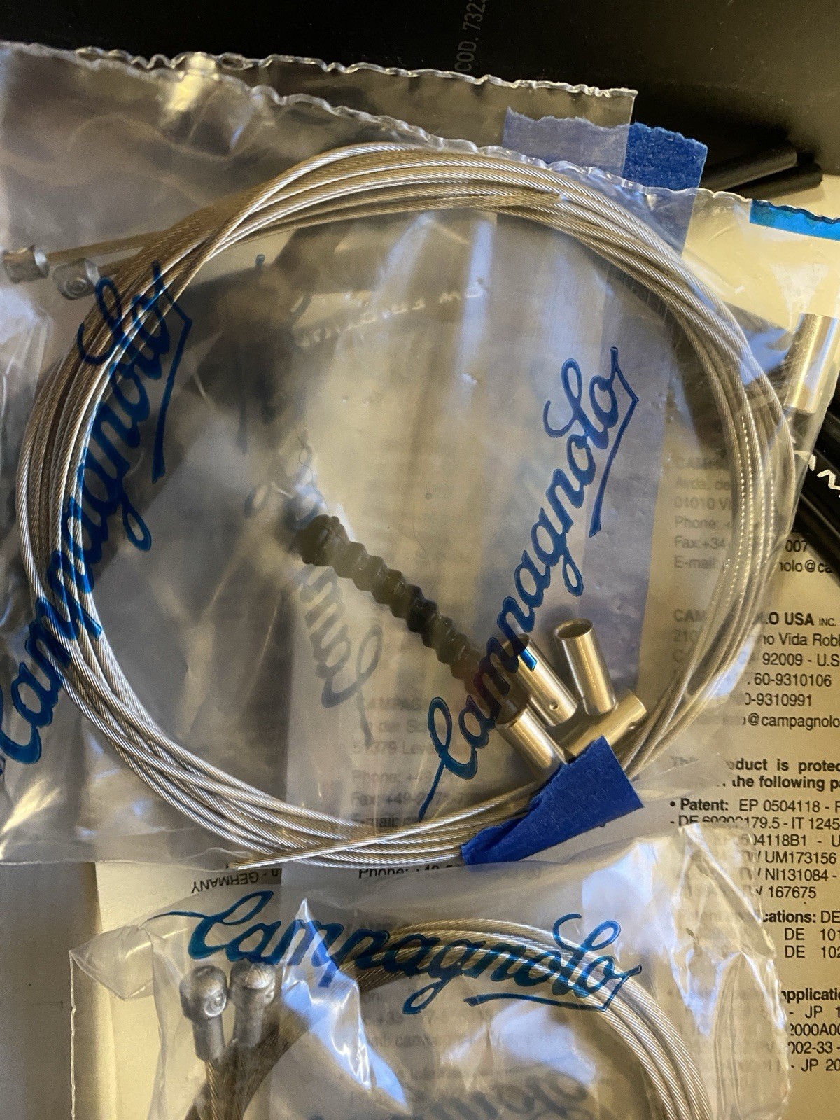Campagnolo Veloce 10 Speed Ergopower Brake Levers Shifters Silver 2006 NOS NEW