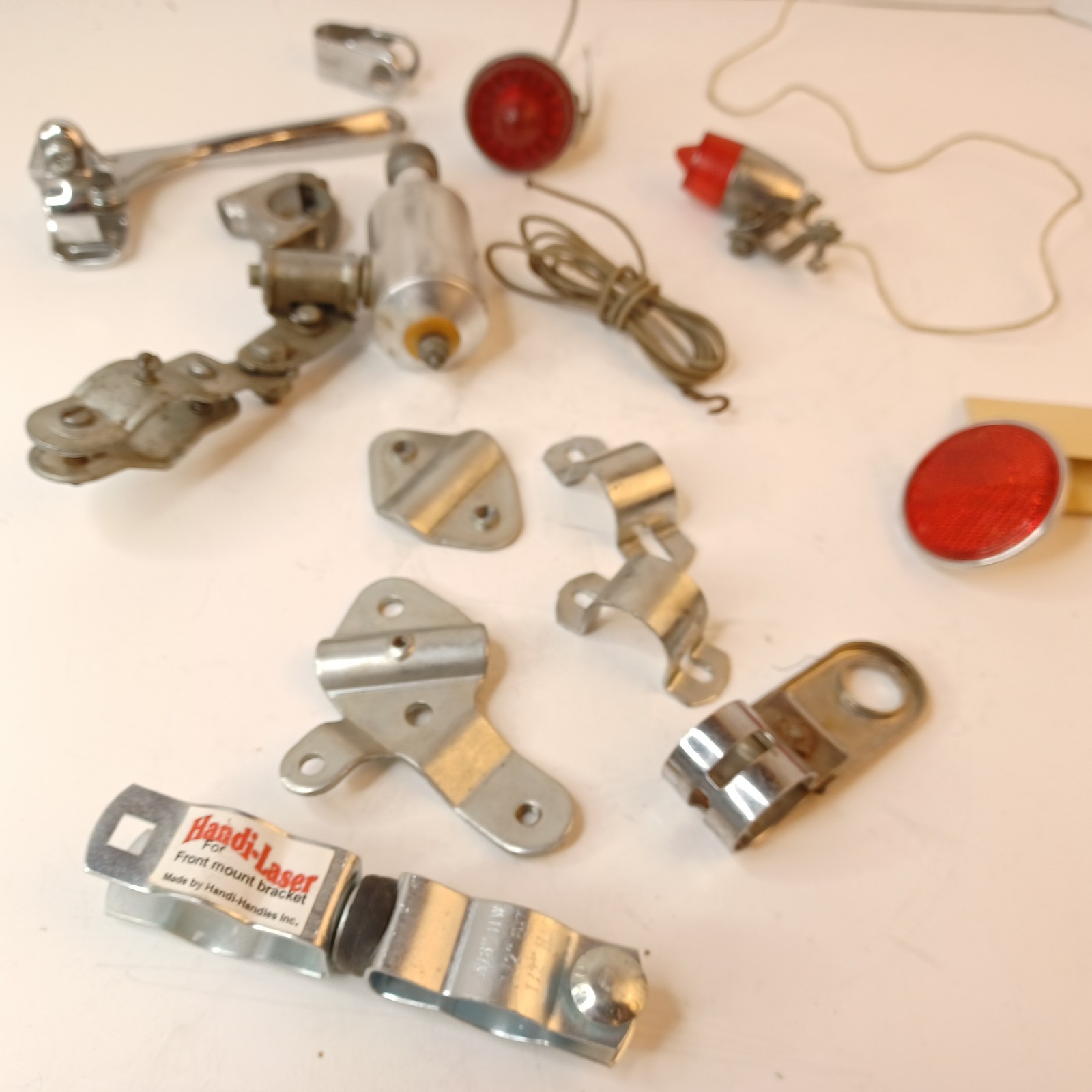 Lot of Assorted Bicycle Parts Generator Reflecter Tail Lights